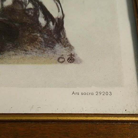 Hummel Framed Art Print with Gold Frame 1983 Official Price Guide to Hummel's - Picture 6 of 11